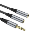 Hoco UPA21 Kabel audio AUX 2w1 – rozdzielacz Jack 3,5 mm