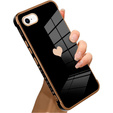 Zestaw Etui do iPhone 7/8/SE 2020/SE 2022, Electro heart, Czarne + Szkło