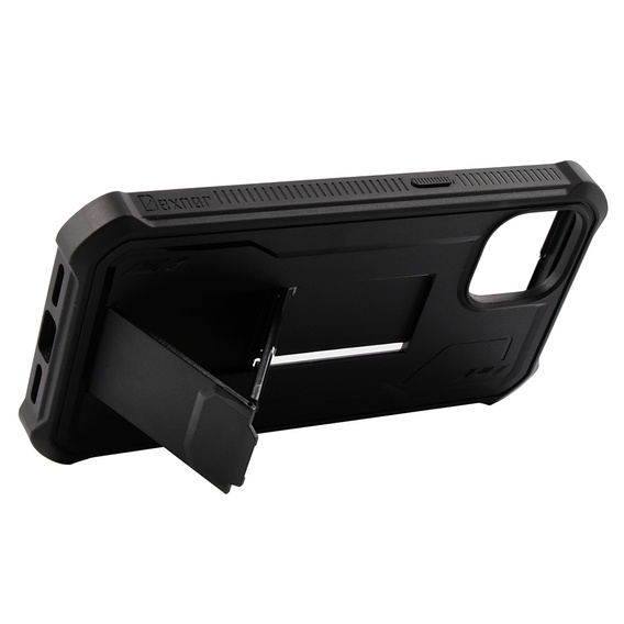 Etui pancerne do iPhone 13 / 14, Dexnor Full Body, czarne