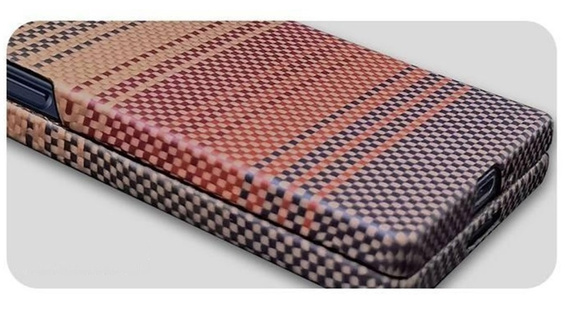 Etui do Samsung Galaxy Z Fold6 5G - magnetyczne Aramid Fiber, pomarańczowe
