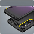 Etui do Sony Xperia 1 V, Karbon, czarne