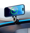 Etui do iPhone 16 Pro, do MagSafe, ERBORD Matt Case, granatowy + Szkło na ekran