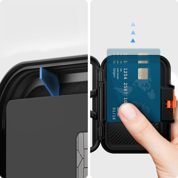 Portfel na karty, banknoty Spigen LockFit Wallet MagSafe do iPhone 17/16/15/14