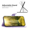 Etui z klapką do Samsung Galaxy A56 5G, Wallet, BINFEN COLOR, fioletowe