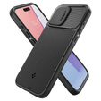 OUTLET Etui SPIGEN do iPhone 15 Pro, Optik Armor MagSafe, Czarne