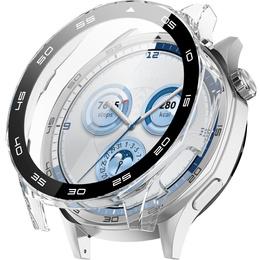 2w1 Etui + Szkło Hartowane do Huawei Watch GT 5 46mm, Przezroczyste
