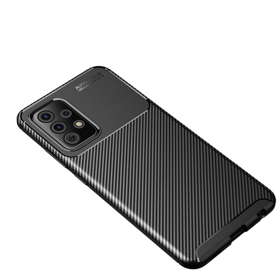 Etui do Samsung Galaxy A72 5G, Carbon Gel, czarne