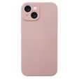Etui do iPhone 15 Plus, Silicone Lite, pomarańczowe
