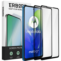 2x Szkło Hartowane ERBORD 3D do Motorola Moto G04 / G24 / G24 Power – ochrona całego ekranu