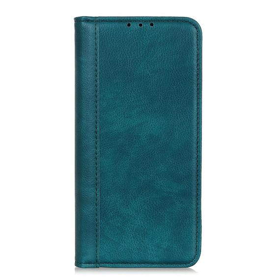 Etui do Motorola Edge 40 Neo, Wallet Litchi Leather, zielone