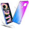 Etui Gradient Dropproof do Realme C21Y / C25Y, Fioletowe / Niebieskie + szkło