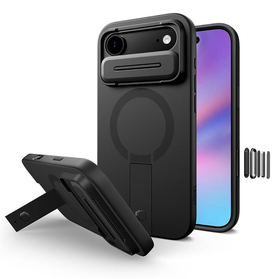 Etui Tech-Protect do iPhone Air, Kevlar Aura MagSafe, Czarne