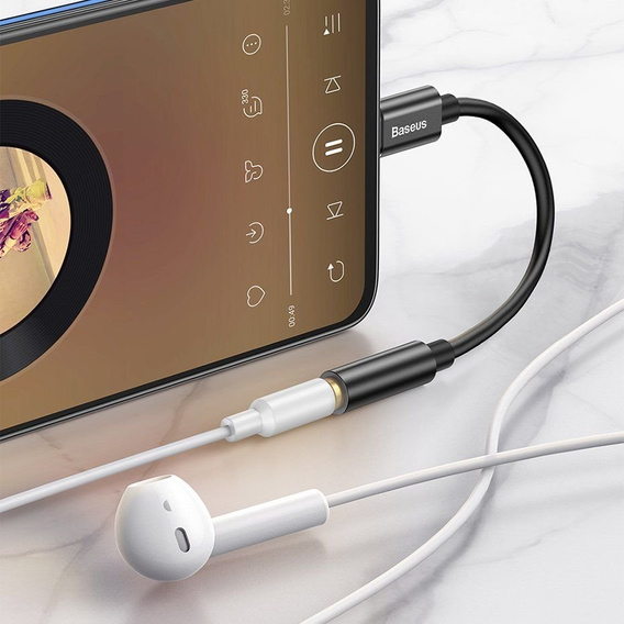 Przejściówka audio USB-C do mini jack 3,5 mm do smartfonów z portem USB-C bez złącza AUX