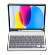 Etui z klawiaturą do iPad 11" 2025 A16 (11 gen.) / iPad 10.9" 2022 (10 gen.), Pen Slot, fioletowe