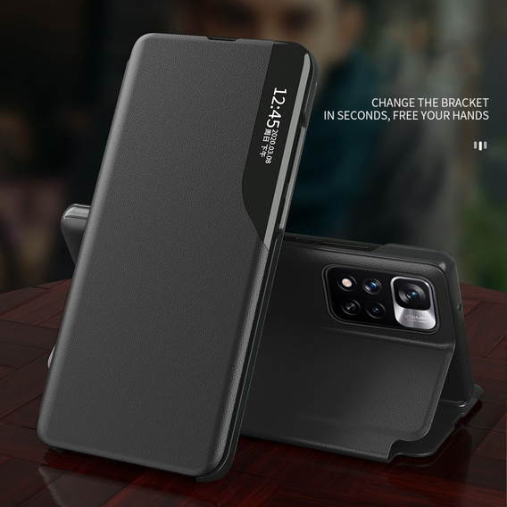 Etui Window View do Xiaomi Poco M4 Pro 5G / Redmi Note 11S 5G, Black