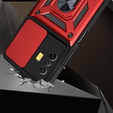 Etui pancerne do Xiaomi Poco F4 GT, CamShield Slide, czerwone
