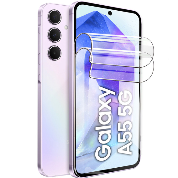 2x Folia Hydrożelowa ERBORD do Samsung Galaxy A55 5G – elastyczna ochrona ekranu na co dzień