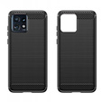 Etui do Motorola Edge 40 Pro, Karbon, czarne
