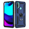 Etui pancerne do Motorola Moto E20/E30/E40, Nox Case Ring, niebieskie