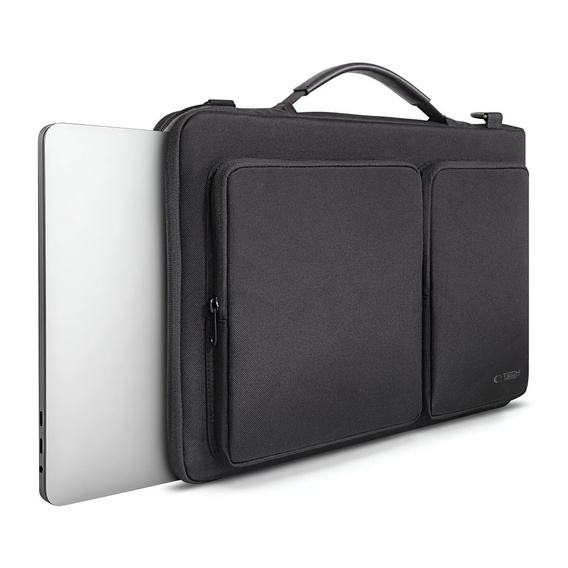 Tech-Protect Defender Bag, Etui Torba do laptopów 15-16 cali, Czarna