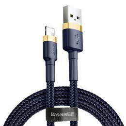Baseus Cafule – kabel USB-A do Lightning 1 m 2,4A złoto-niebieski