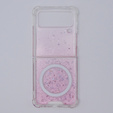 Etui do Samsung Galaxy Z Flip 4 5G, Sparkle, do Magsafe, różowe