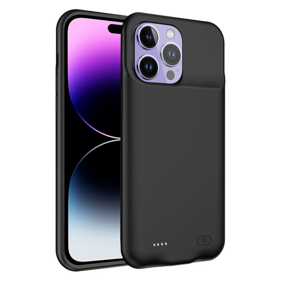 Etui z Baterią 7000mAh do iPhone 14 Pro, Czarne