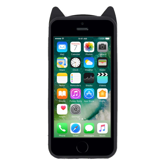 Etui 3D KOT do iPhone 5/5s, Black