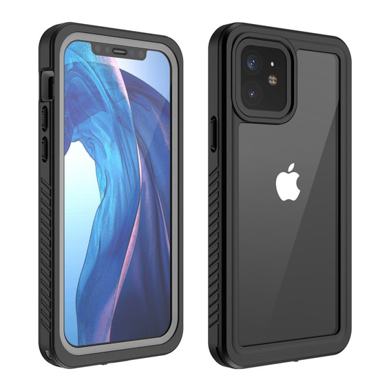 Etui Wodoodporne IP68 do iPhone 12, czarne