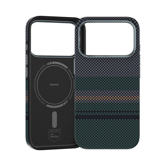 Etui BENKS Kevlar Magnetic Armor Pro Aurora 600D C070 do MagSafe do iPhone 17 Pro Max