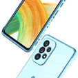 Etui do Samsung Galaxy A33 5G, Electro heart, niebieskie
