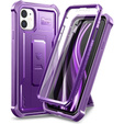 Etui pancerne do iPhone 12/12 Pro, Dexnor Full Body, fioletowe
