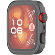 2w1 Etui silikonowe z osłoną ekranu do Huawei Watch Fit 4 – lekka ochrona wyświetlacza i boków - przezroczyste