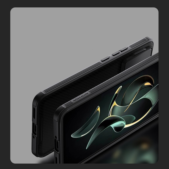 Etui do Xiaomi 13T/13T Pro, pancerne Nillkin, CamShield Pro, Czarne
