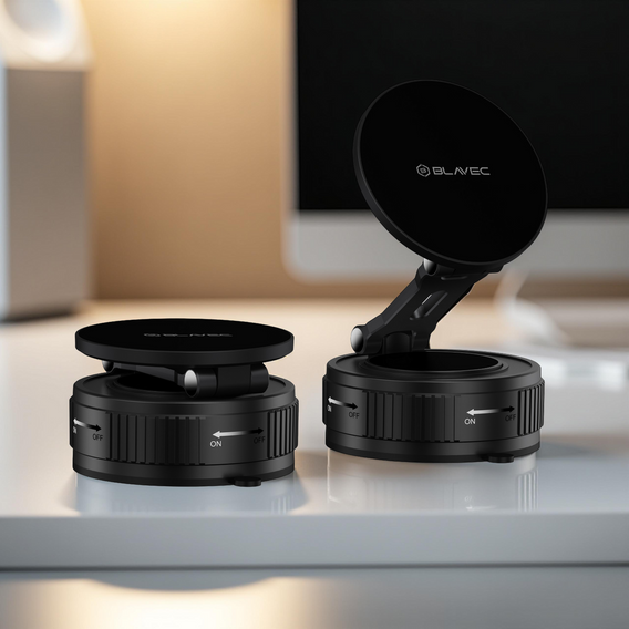 Magnetyczny uchwyt próżniowy do telefonu, do smartfonów z MagSafe i etui magnetycznych