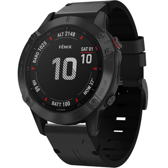 Skórzany Pasek Quickfit 26mm do Garmin, Czarny