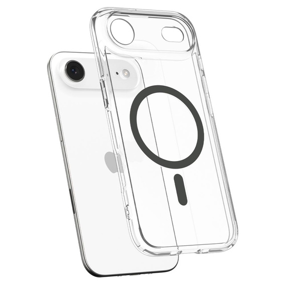 Etui Spigen Ultra Hybrid MagSafe do iPhone 17 Air, Clear/Graphite