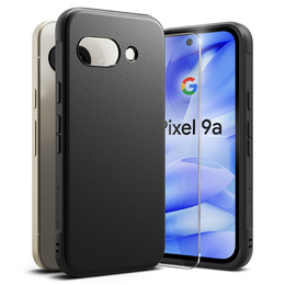 Etui Ringke do Google Pixel 9A, Onyx, Czarne + Szkło Hartowane 9H