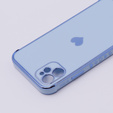 Etui do Apple iPhone 11, Electro heart, niebieskie