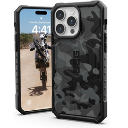 Etui Urban Armor Gear do iPhone 15 Pro Max, Pathfinder MagSafe Camo, czarne