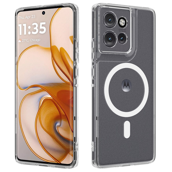 Etui do Motorola Edge 50 Neo 5G z funkcją MagSafe – przezroczyste