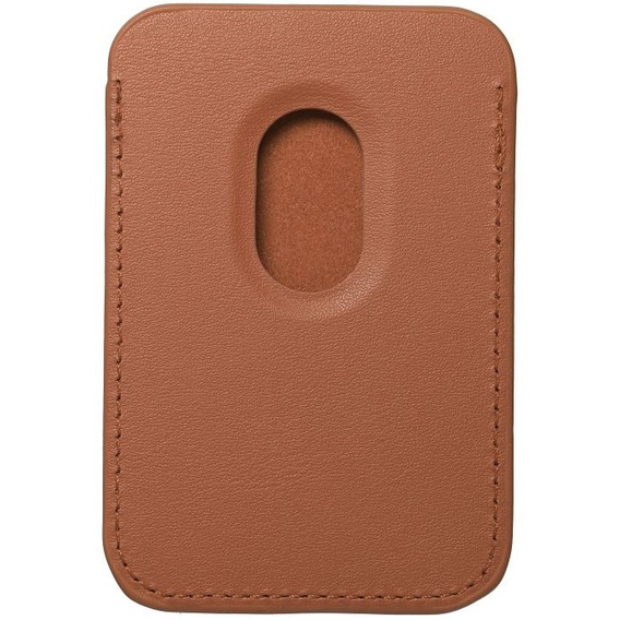Magnetyczny portfel na karty Leather Mag Wallet – kompatybilny z MagSafe - brązowy