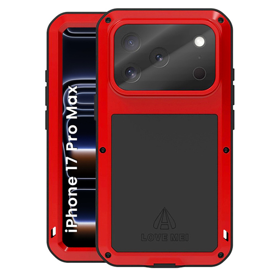 Pancerne etui ze szkłem hartowanym do iPhone 17 Pro Max