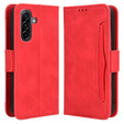 Etui z klapką do Oppo Reno 14F, Card Slot, portfelowe, czarne