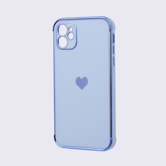 Etui do Apple iPhone 11, Electro heart, niebieskie