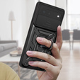 Etui pancerne do Google Pixel 6, CamShield Slide, czarne