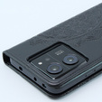 Etui z klapką do Xiaomi 13T / 13T Pro, Mandala, czarne