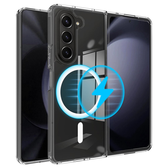 Etui do Samsung Galaxy Z Fold6 5G, Fusion Hybrid, do MagSafe, przezroczyste