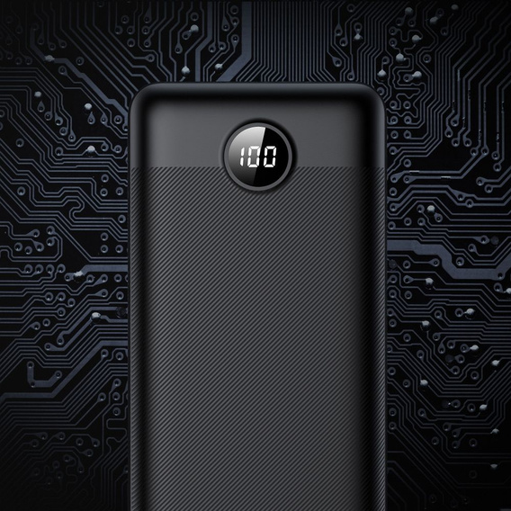 Powerbank VEGER L30 30000 mAh z szybkim ładowaniem PD 20W – Czarny