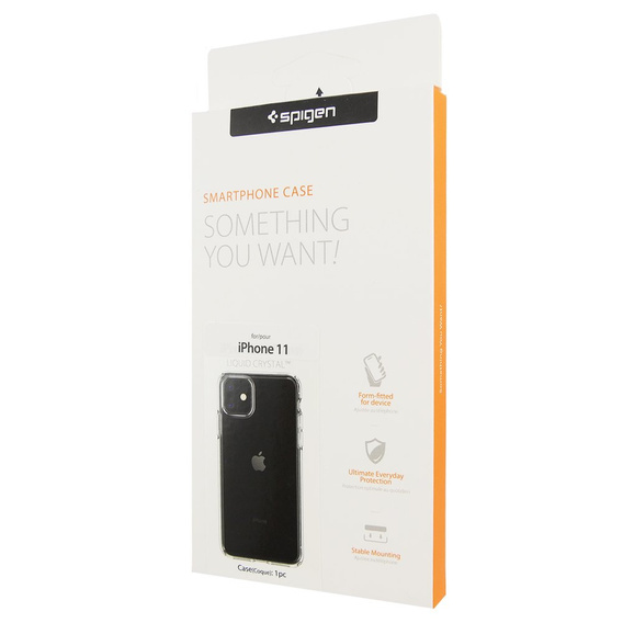 Etui Spigen do iPhone 11, Liquid Crystal, przezroczyste